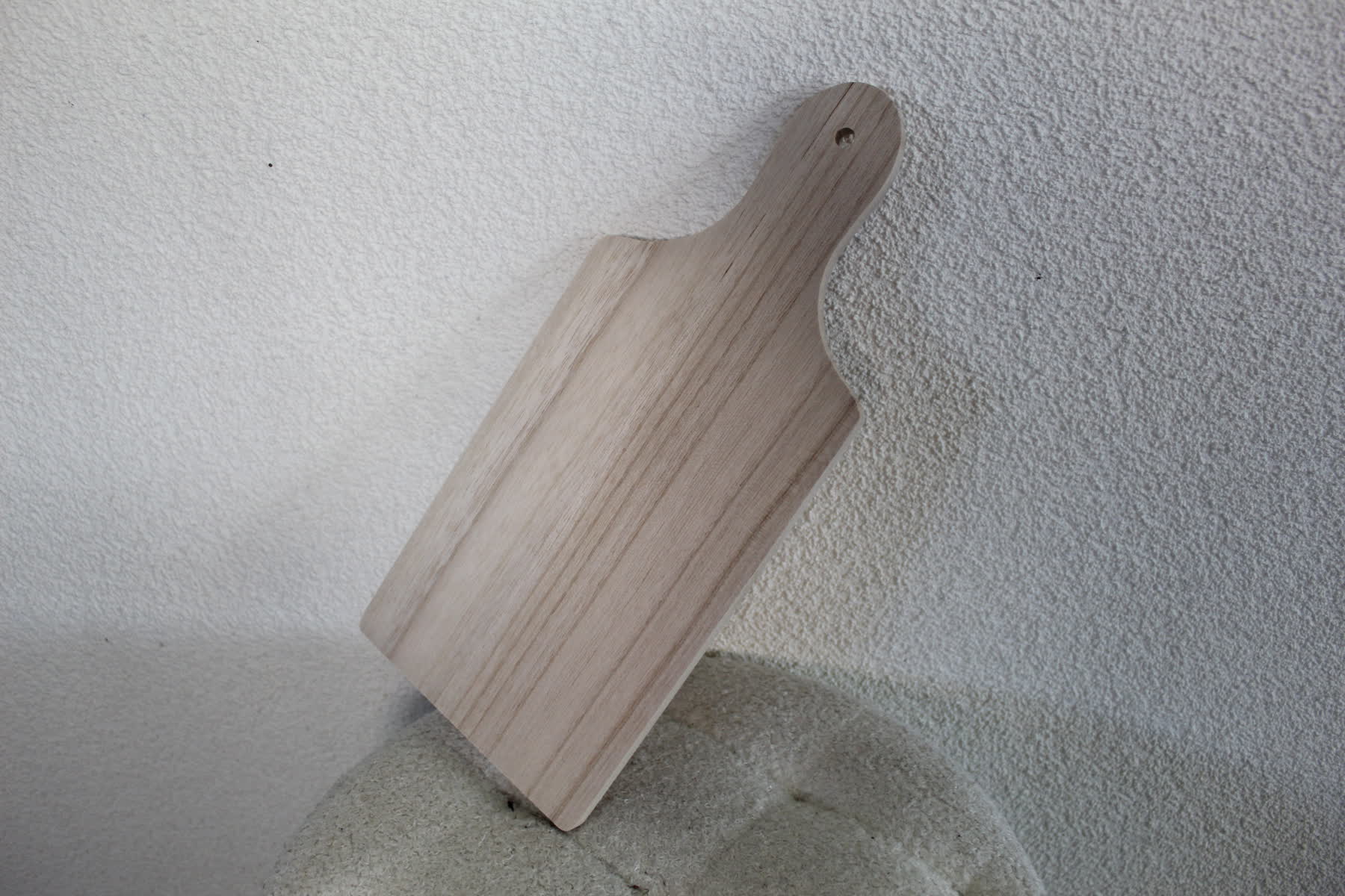 Houten snijplank met handvat